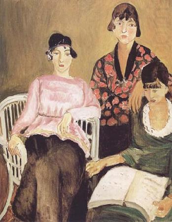 Henri Matisse Three Sisters (mk35) oil painting picture